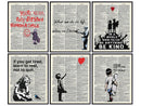 Banksy Wall Art Set - Real Life Co