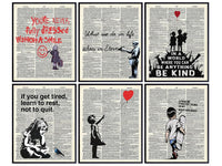 Banksy Wall Art Set - Real Life Co