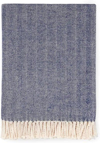 Celine Herringbone, 100% Cotton Throw Blanket - Real Life Co