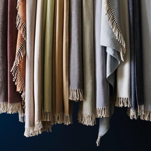Celine Herringbone, 100% Cotton Throw Blanket - Real Life Co