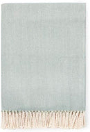 Celine Herringbone, 100% Cotton Throw Blanket - Real Life Co