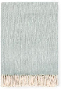 Celine Herringbone, 100% Cotton Throw Blanket - Real Life Co