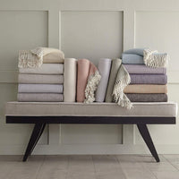 Celine Herringbone, 100% Cotton Throw Blanket - Real Life Co