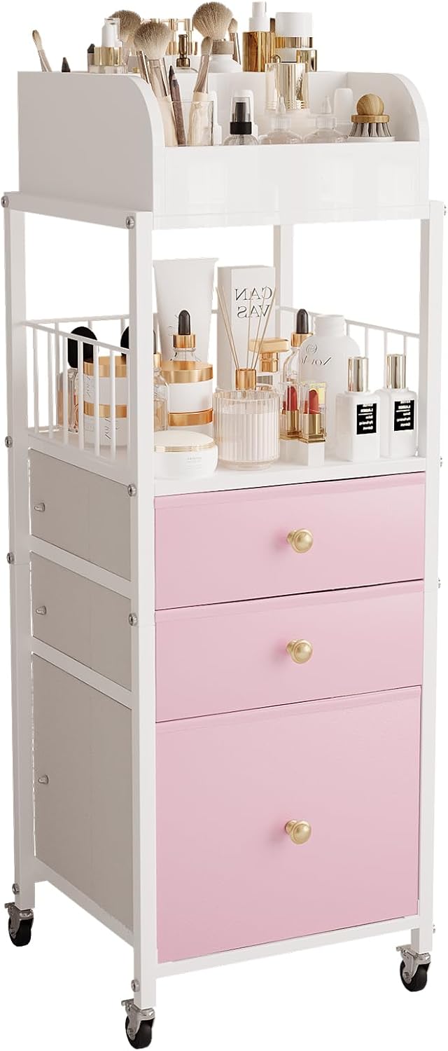 Chloe Makeup Organizer Cart - Real Life Co