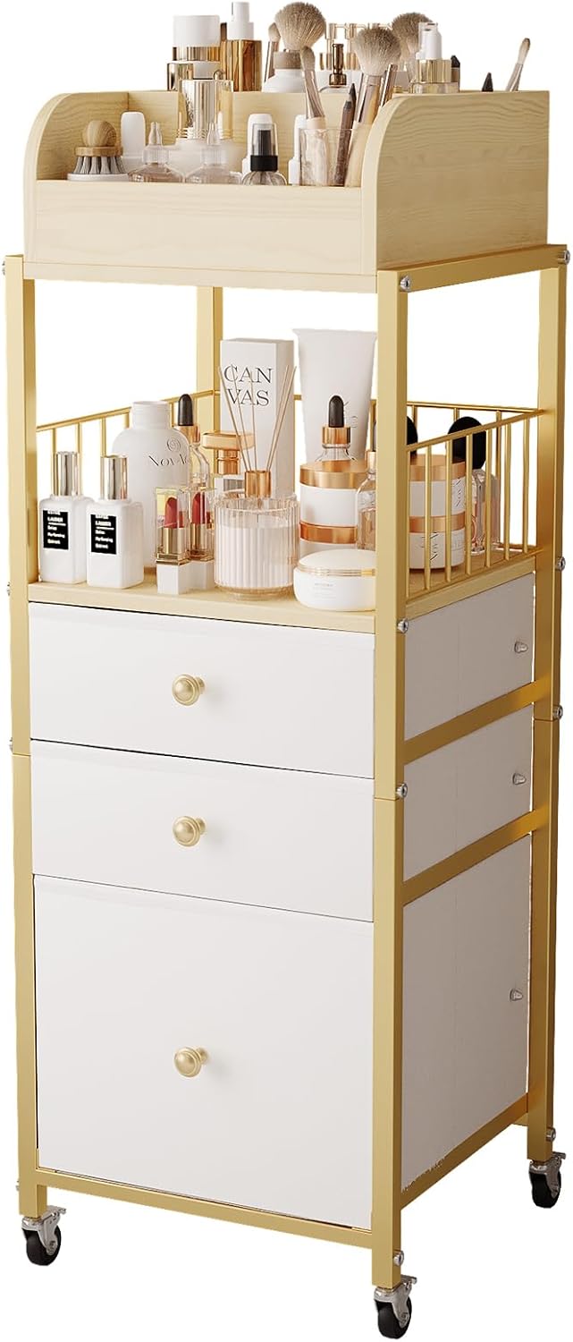 Chloe Makeup Organizer Cart - Real Life Co