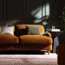 Cinnamon Velvet Sofa - Real Life Co