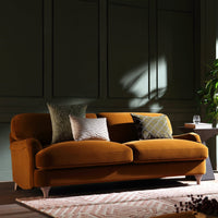 Cinnamon Velvet Sofa - Real Life Co