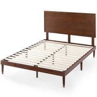 Contemporary Modern Solid Wood Platform Bed - Real Life Co.