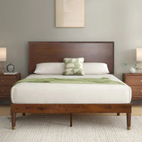 Contemporary Modern Solid Wood Platform Bed - Real Life Co.