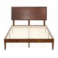 Contemporary Modern Solid Wood Platform Bed - Real Life Co.