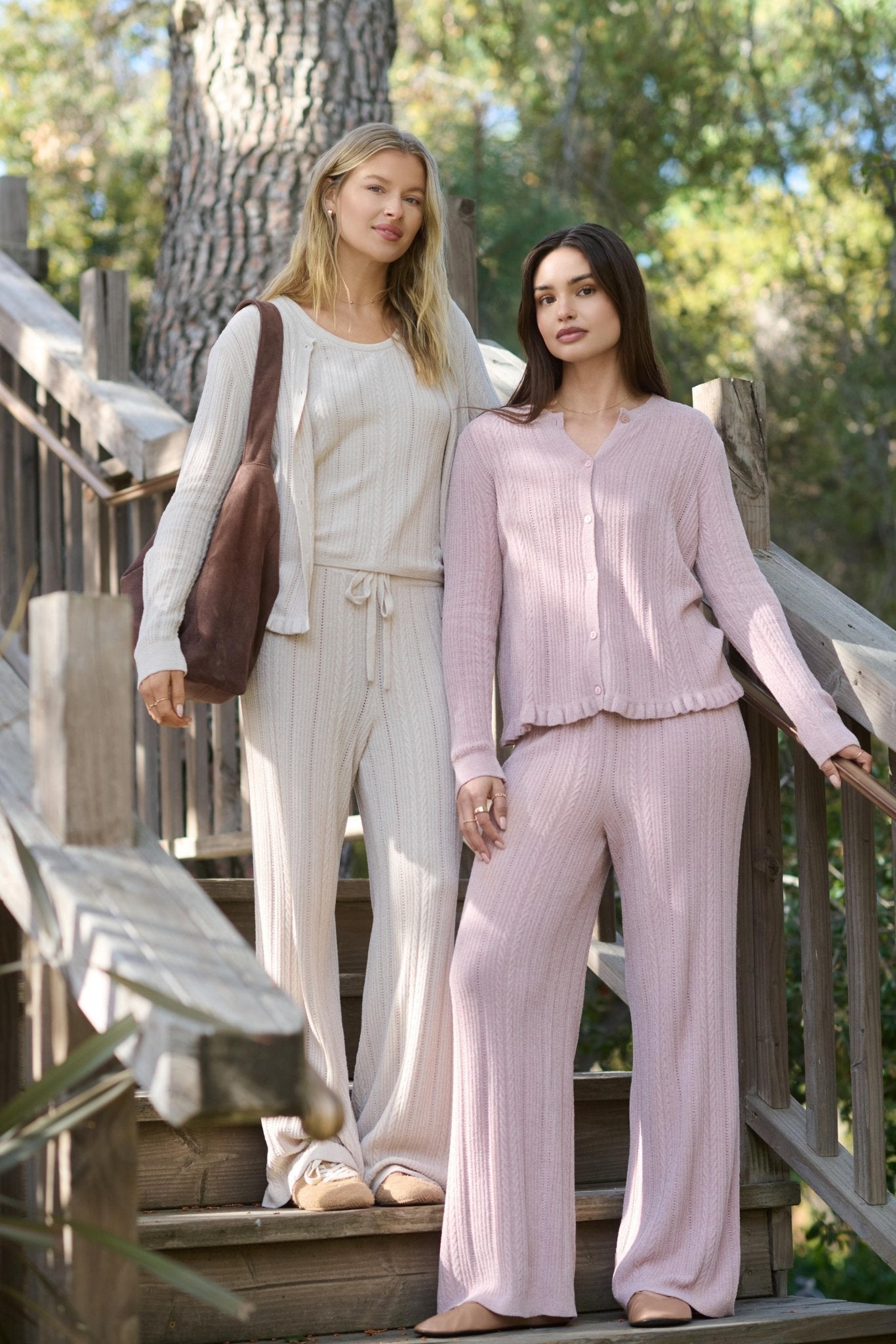 Cozychic Ultra Lite® Cable Knit Ankle Pant - Real Life Co.