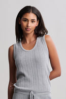 Cozychic Ultra Lite® Cable Knit Tank - Real Life Co.