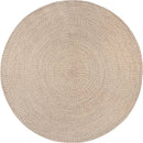 Darcy Braided Tan Indoor/Outdoor Rug - Real Life Co