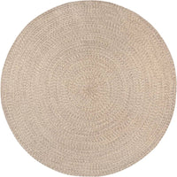 Darcy Braided Tan Indoor/Outdoor Rug - Real Life Co