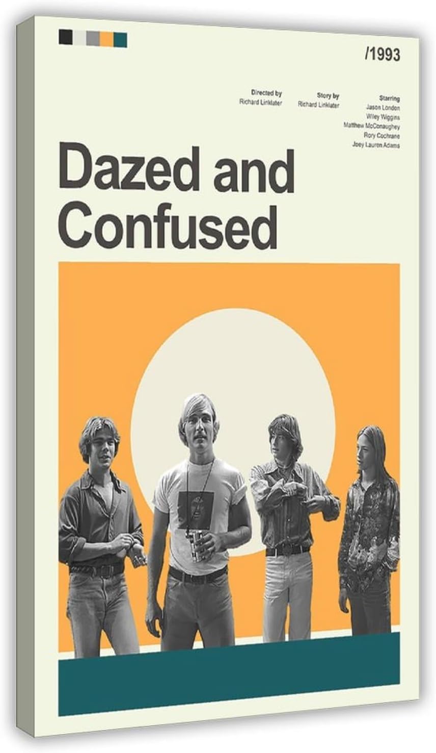 Dazed and Confused Movie Poster Unframed 12X18 Inches