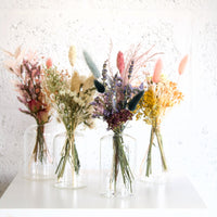 Dried Flower Bud Vase Arrangement - Real Life Co