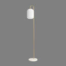 Dyson 60'' Gold/White Arched Floor Lamp - Real Life Co