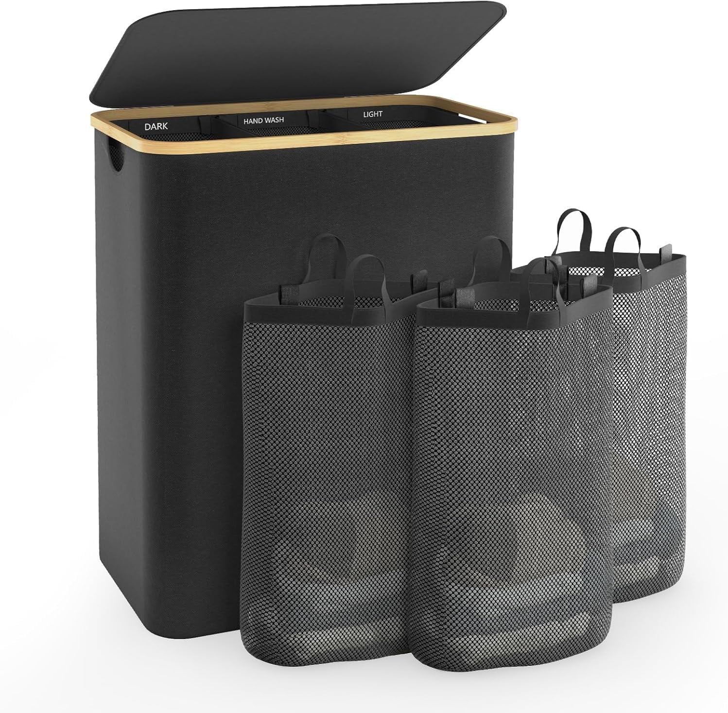 Fabric Laundry Basket with Hampers - Real Life Co