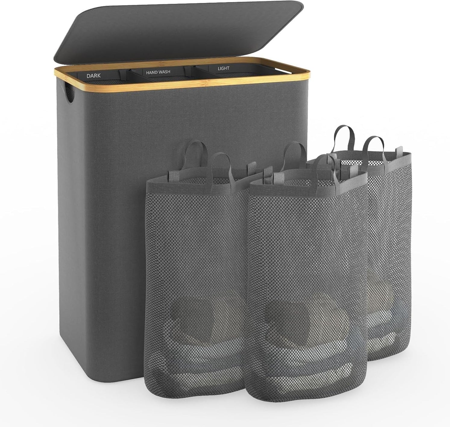 Fabric Laundry Basket with Hampers