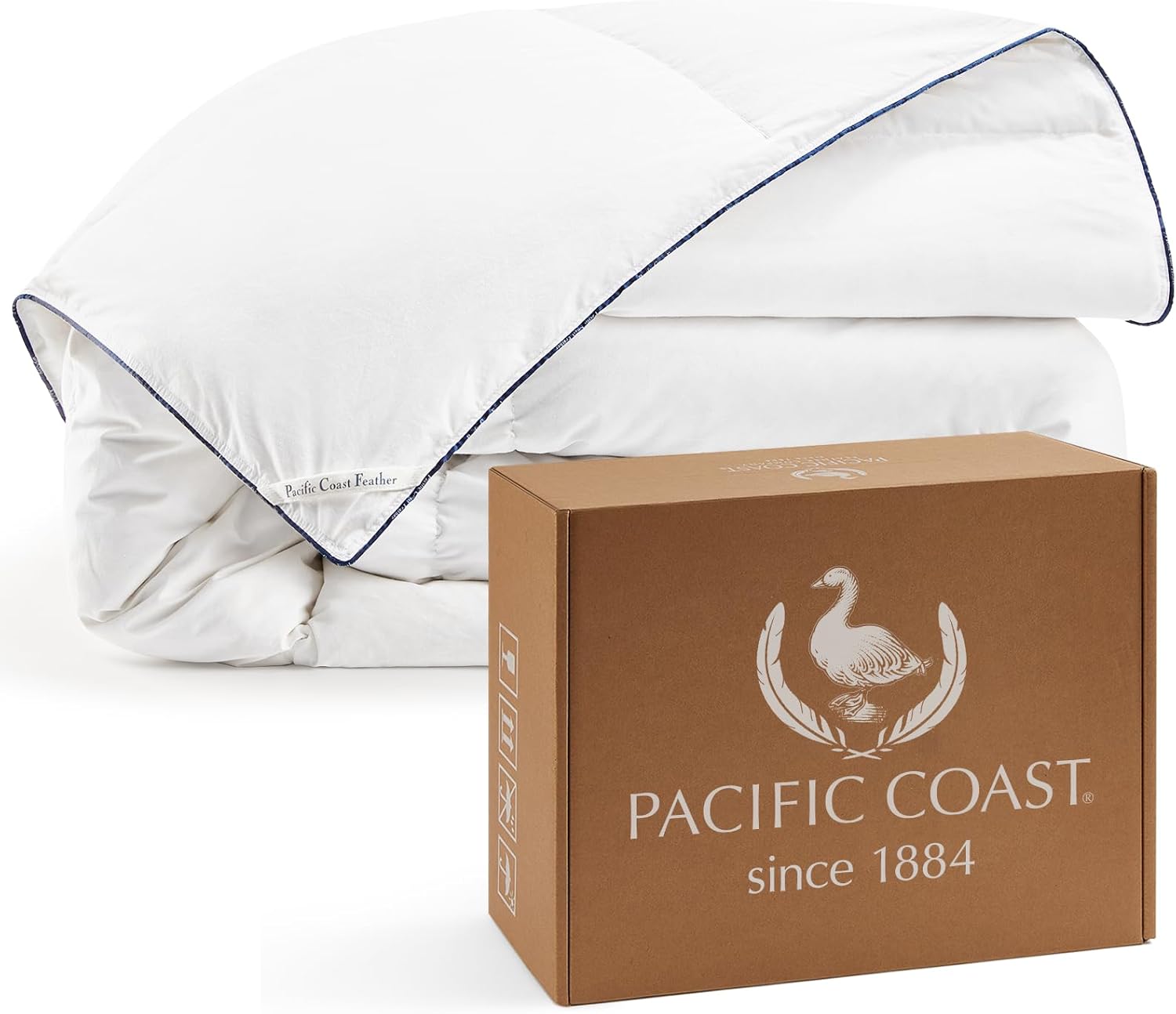 All Season Goose Feather Down Comforter Insert