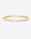 Grand Heiress Tennis Bracelet - Gold|White Diamondettes - Real Life Co.