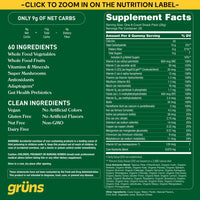 Grüns: Multivitamin Superfood Gummy Bears - Real Life Co.