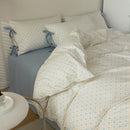 Harlow Blue Floral Duvet Cover Set - Real Life Co