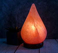 Himalayan Salt Tear Drop Shape Lamp 8" - Real Life Co
