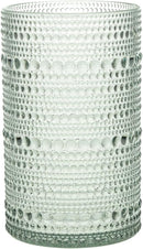 Hobnail Plastic Beverage Cocktail Glass 4 Pack, 10.5 Ounce - Real Life Co