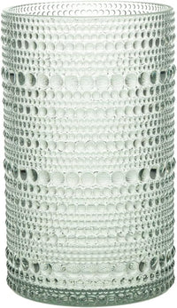 Hobnail Plastic Beverage Cocktail Glass 4 Pack, 10.5 Ounce - Real Life Co