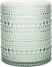 Hobnail Plastic Beverage Cocktail Glass 4 Pack, 10.5 Ounce - Real Life Co