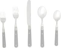 International Le Prix Stainless Steel Dishwasher - Safe 30Piece Flatware Set, Service for 6, Moss Green, (22713) - Real Life Co