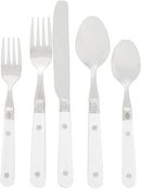 International Le Prix Stainless Steel Dishwasher - Safe 30Piece Flatware Set, Service for 6, Moss Green, (22713) - Real Life Co