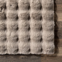 Ivana Plush Cloud Washable Rug | Taupe - Real Life Co