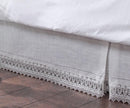 Ivory Lace Bedskirt - Real Life Co