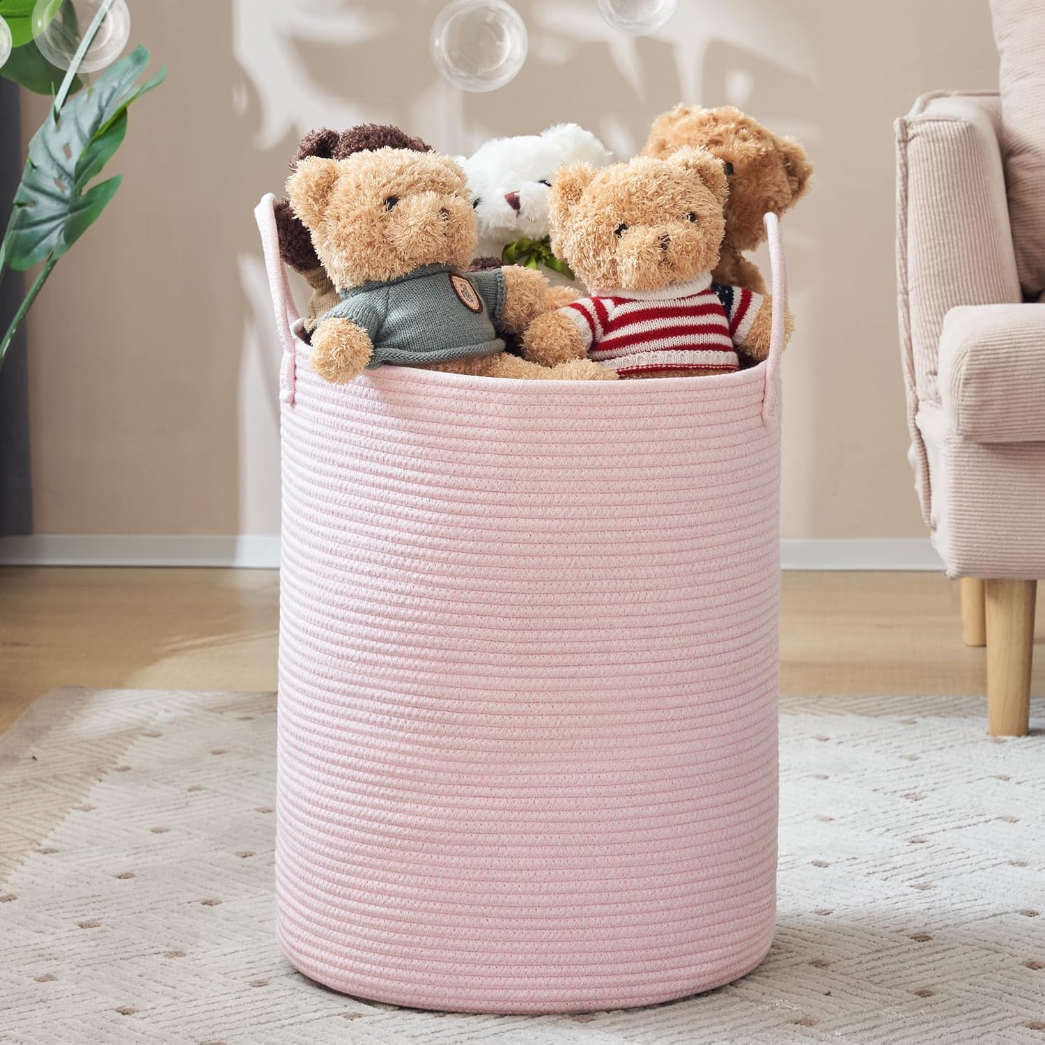 Jute Rope Laundry Hamper