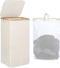 Laundry Hamper with Lid & removable bag - Real Life Co