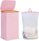 Laundry Hamper with Lid & removable bag - Real Life Co
