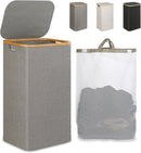 Laundry Hamper with Lid & removable bag - Real Life Co