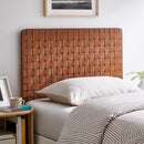 Leather Weave Headboard - Real Life Co