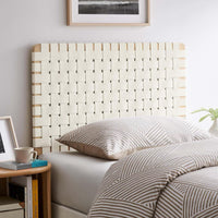 Leather Weave Headboard - Real Life Co