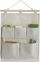 Linen/Cotton Wall Storage Organizer - Real Life Co