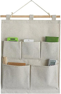 Linen/Cotton Wall Storage Organizer - Real Life Co