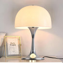 Modern Sleek Table Lamp Milky White Acrylic Shade - Real Life Co