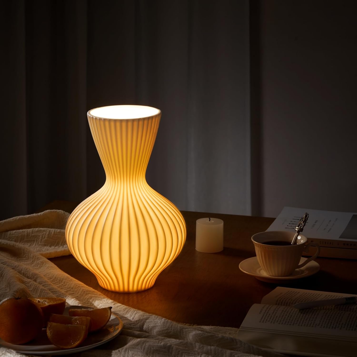 Swirly Modern Table Lamp