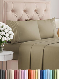 More than Basic Comfy Breathable & Cooling Bed Sheets Set - Real Life Co