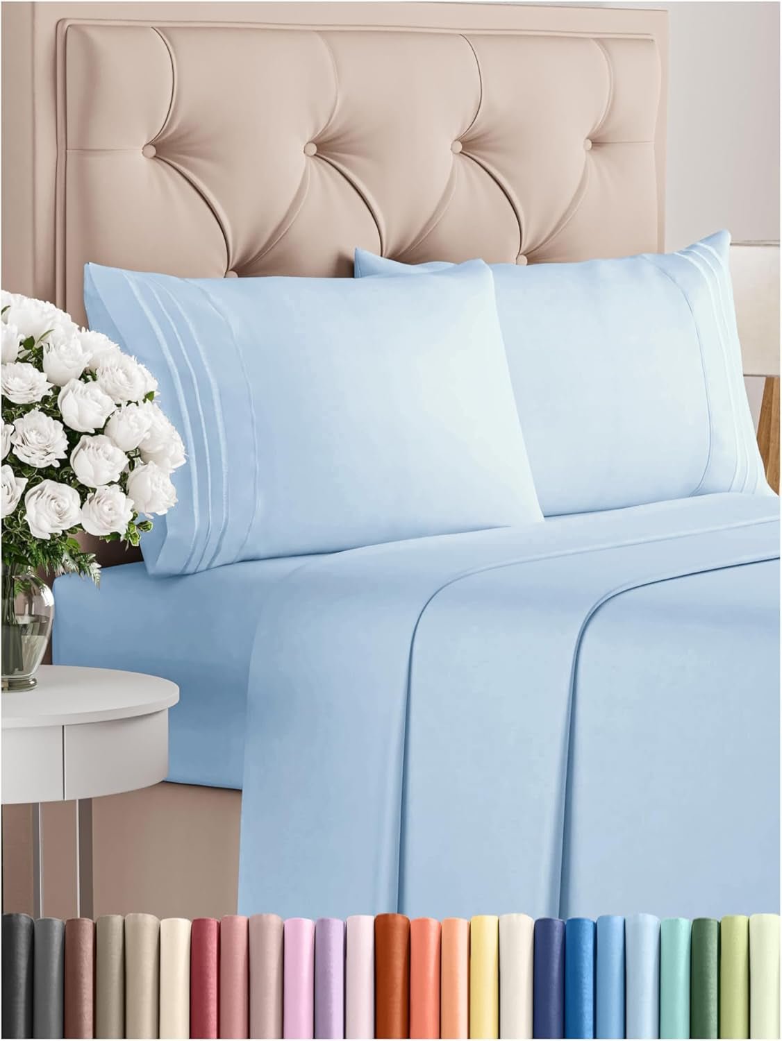 More than Basic Comfy Breathable & Cooling Bed Sheets Set - Real Life Co