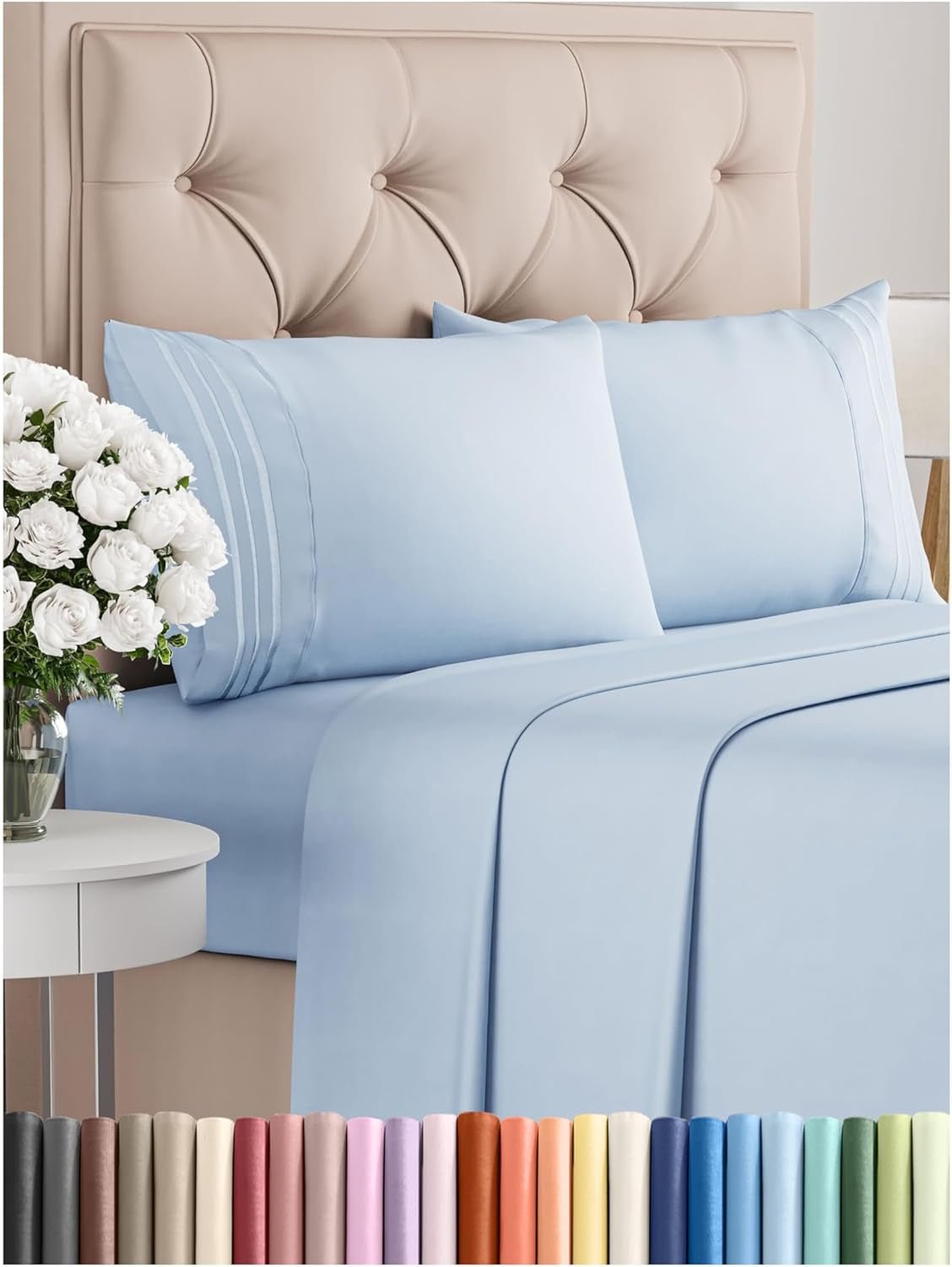 More than Basic Comfy Breathable & Cooling Bed Sheets Set - Real Life Co