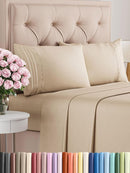 More than Basic Comfy Breathable & Cooling Bed Sheets Set - Real Life Co