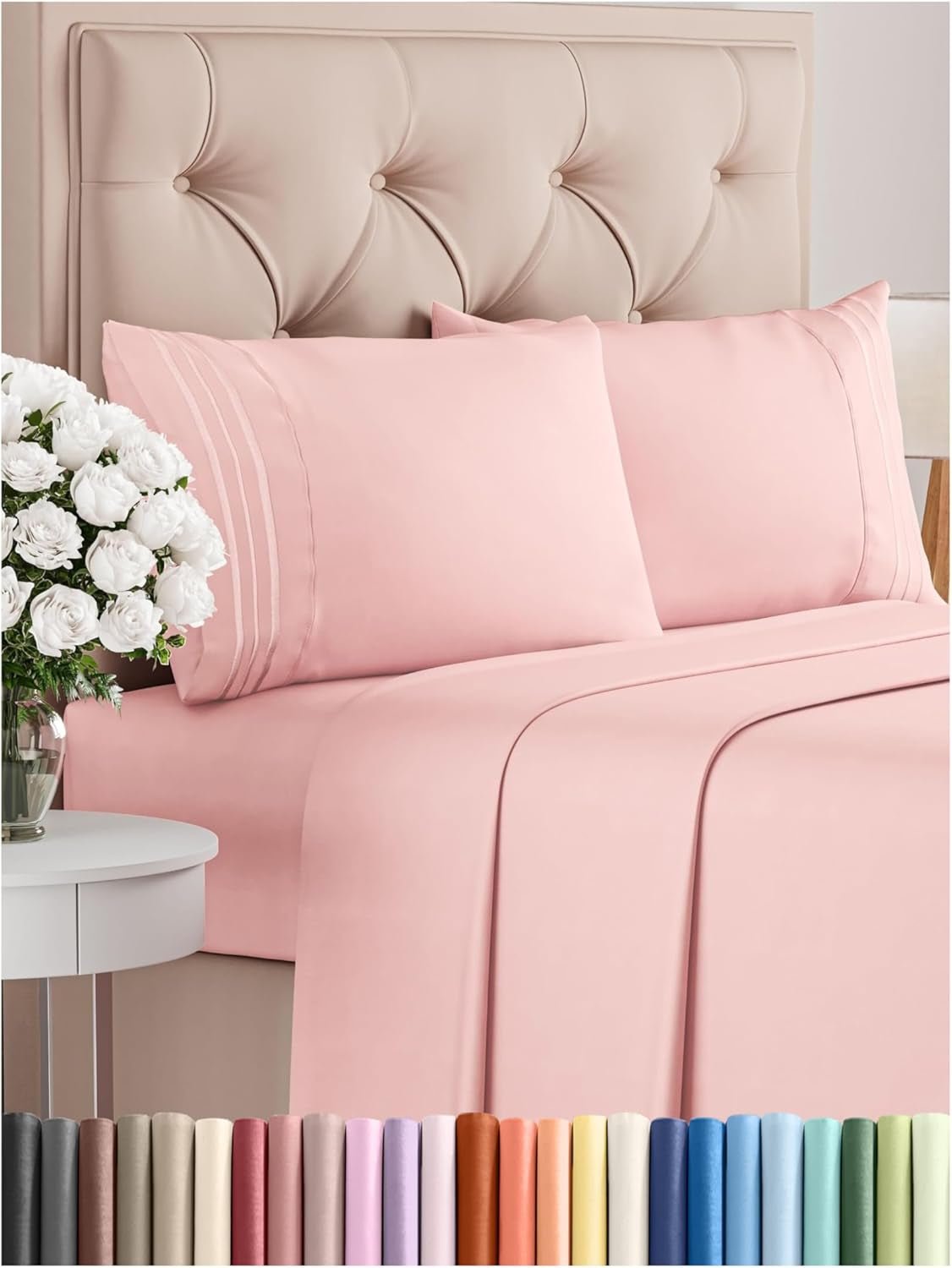 More than Basic Comfy Breathable & Cooling Bed Sheets Set - Real Life Co